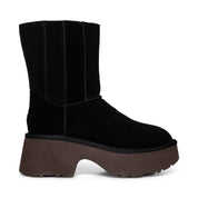 UGG Classic Twin Seam New Heights Black Boots - Women's