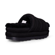 UGG Maxi Slide Black Slippers - Women's