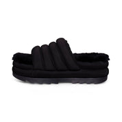 UGG Maxi Slide Black Slippers - Women's