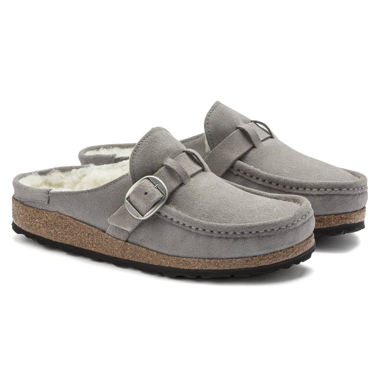 Women's Buckley Shearling Clogs In Stone Coin