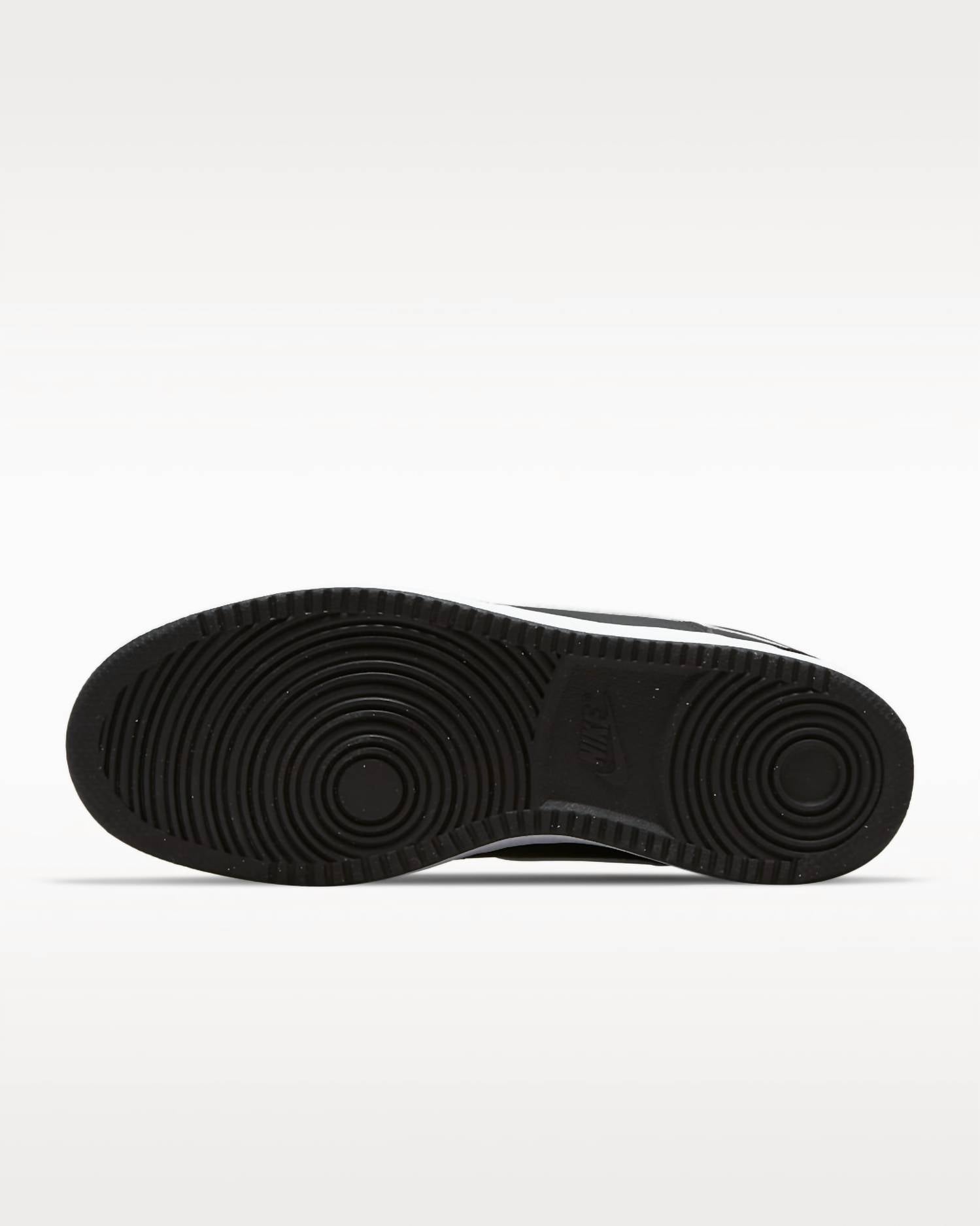 Men's Court Vision Low Next Nature Shoes In Black/black/white