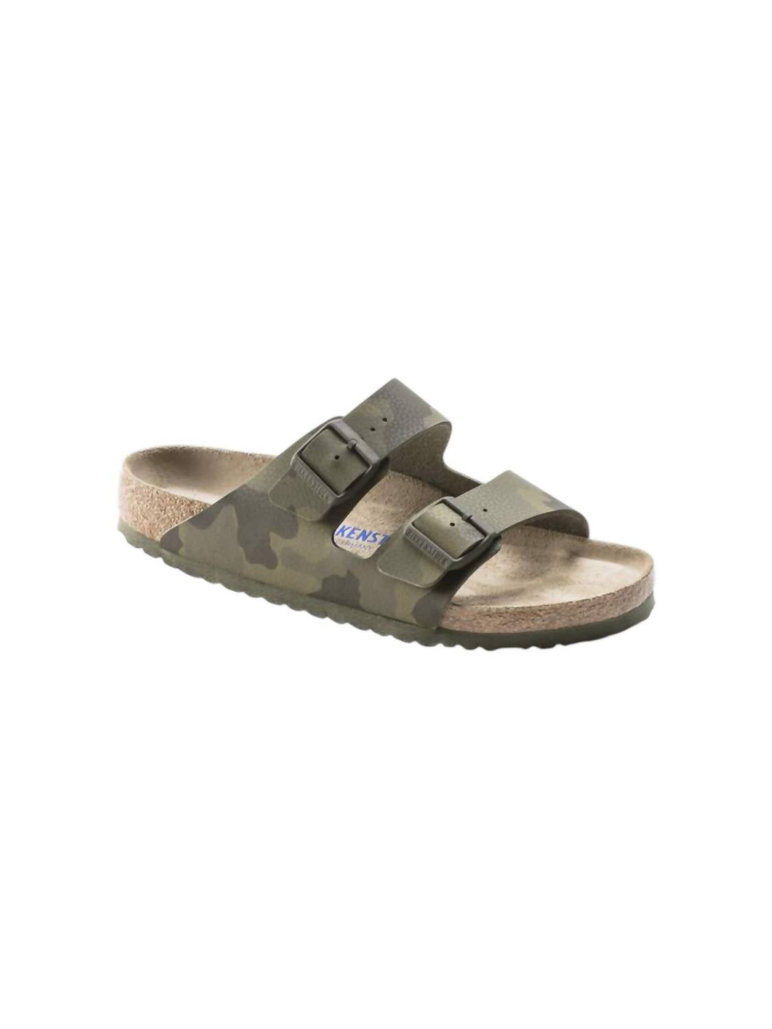 Men's Arizona Soft Footbed Sandals In Desert Soil/camo Green