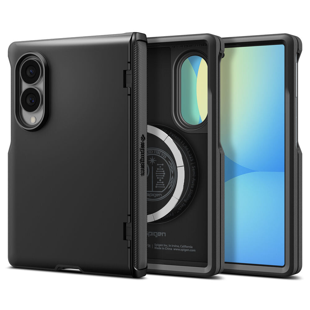 Spigen Galaxy Z Fold 8 Slim Armor Pro (MagFit) Case (Black)