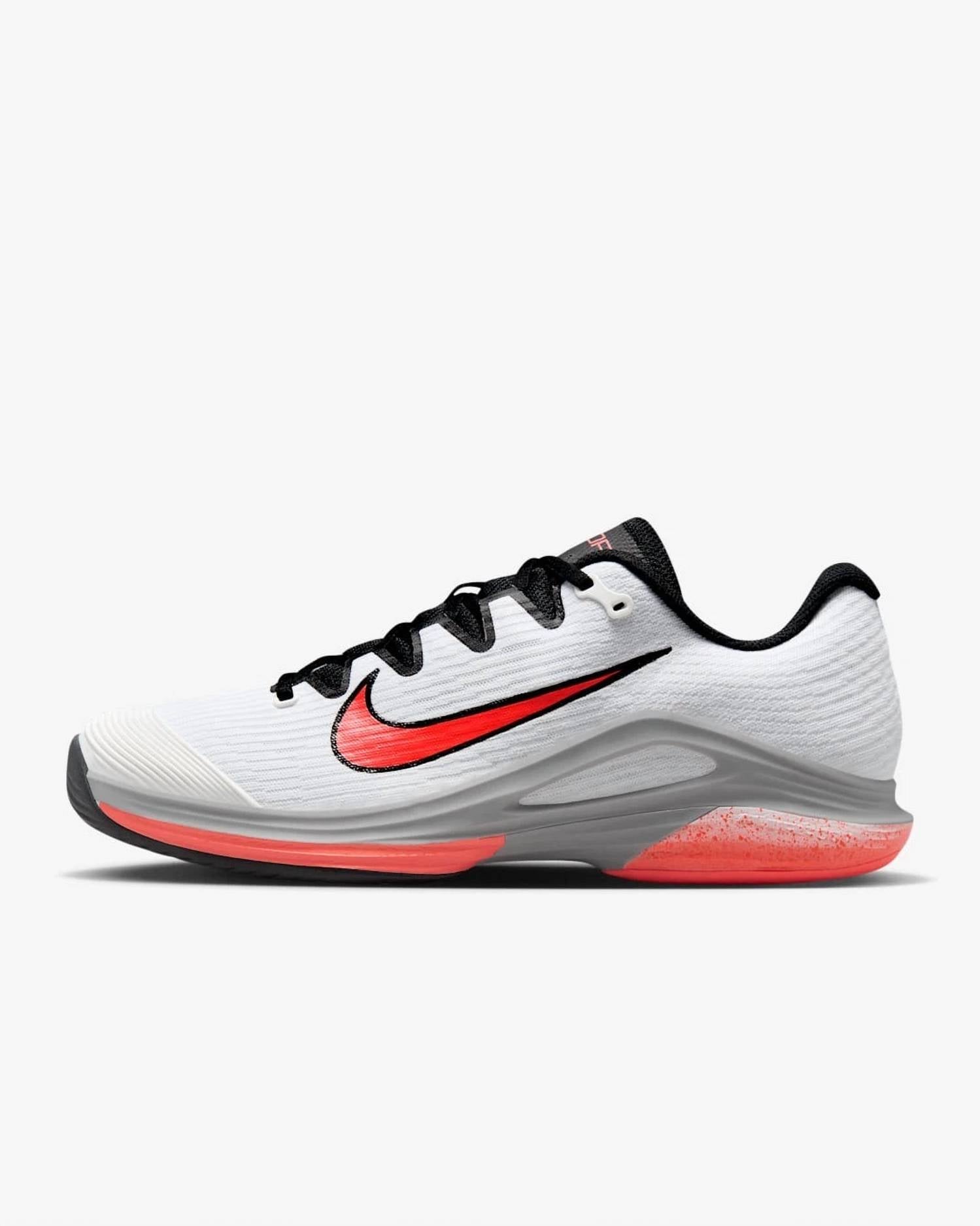 Men's Vapor 12 Tennis Shoes In White/wolf Grey/lava