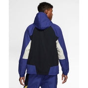 Men's Nike Sportswear Heritage Windrunner Hooded Jacket Deep Royal Blue/Black/Pure Platinum CJ4358-455