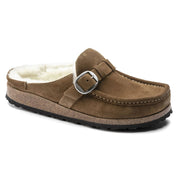 Women's Buckley Shearling Suede Leather Clog - Narrow Width In Tea
