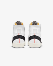 Men's Nike Blazer Mid '77 Jumbo DD3111-100 Sneakers White Black Leather Lace Up
