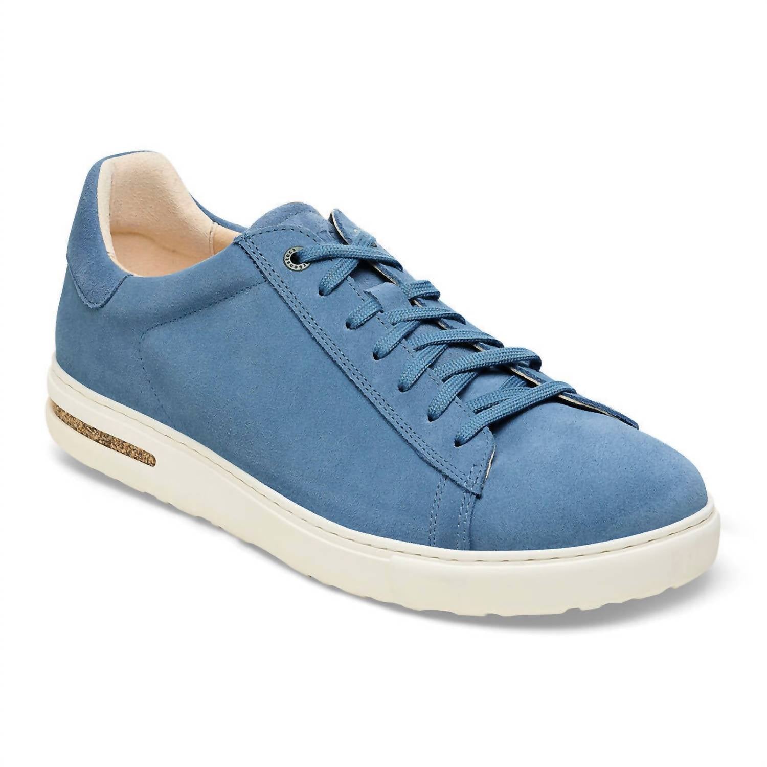 Women's Bend Low Suede Leather Shoes In Elemental Blue