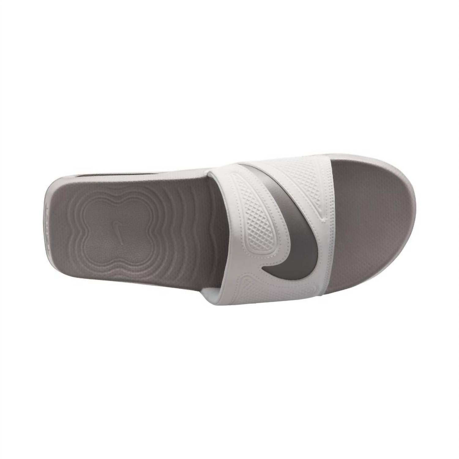 Men's Air Max Cirro Sandals In Platinum Tint/flat Pewter-Magma Orange
