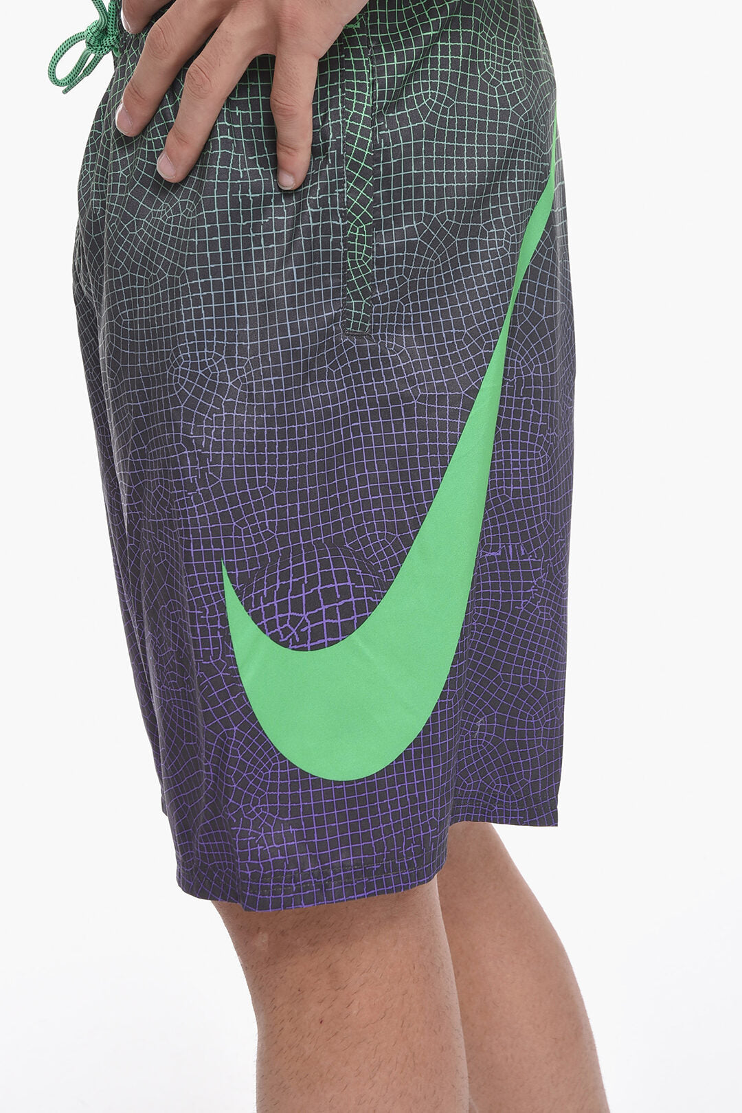 Nike SWIM Gradient Effect GRID SWOOSH BREAKER Swim Shorts