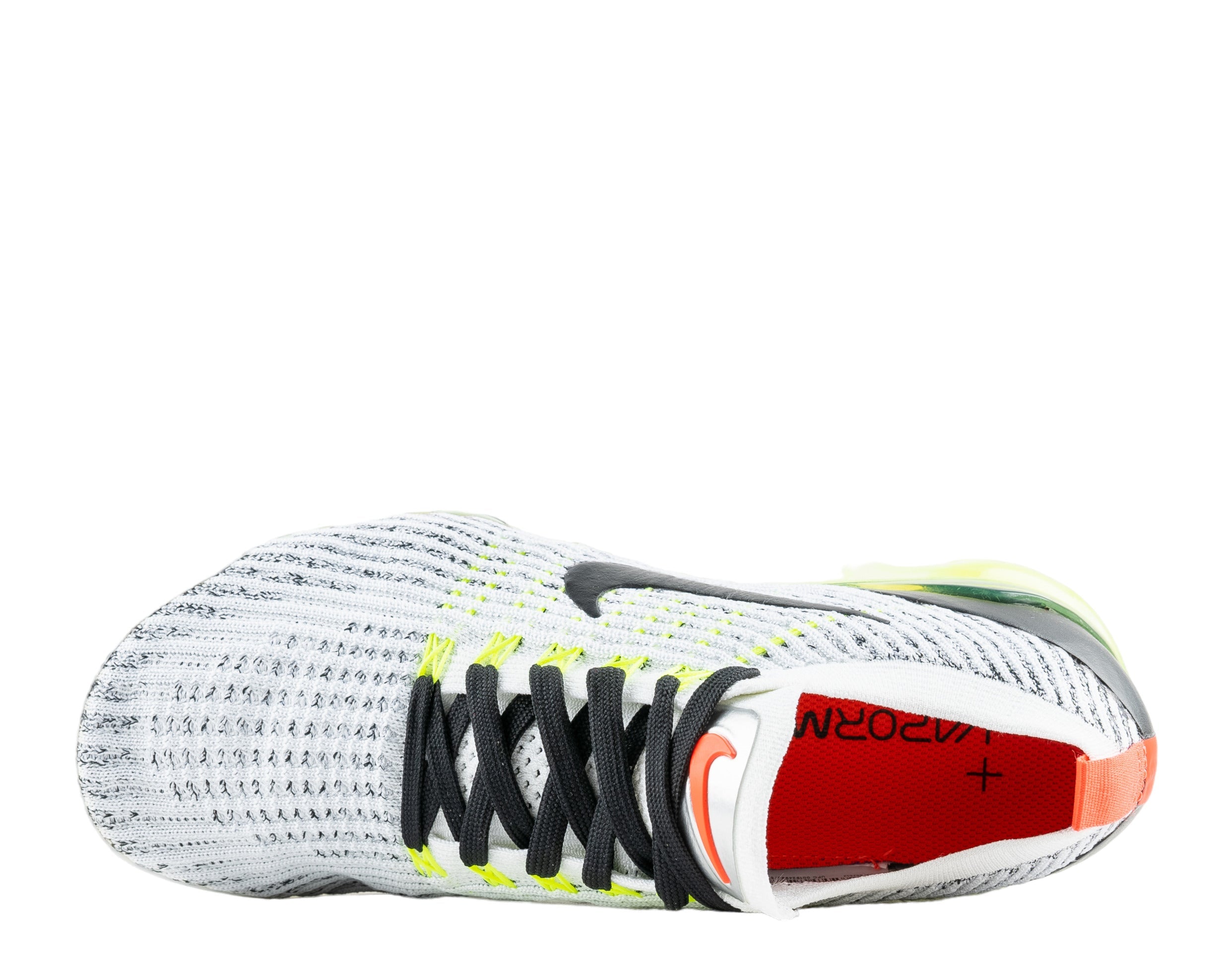 Men's Nike Air Max Vapormax Flyknit 3 White/Black-Volt Running Shoes AJ6900-100