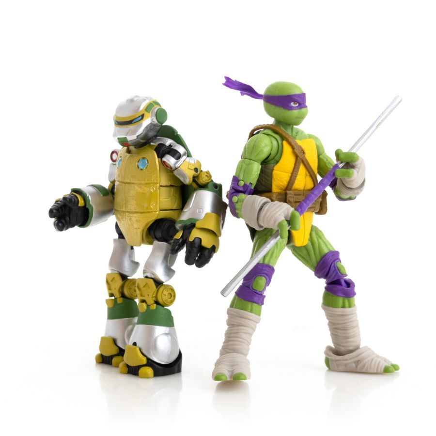 2pc Funko Teenage Mutant Ninja Turtles Metalhead & Donatello 1:15 Figure Set