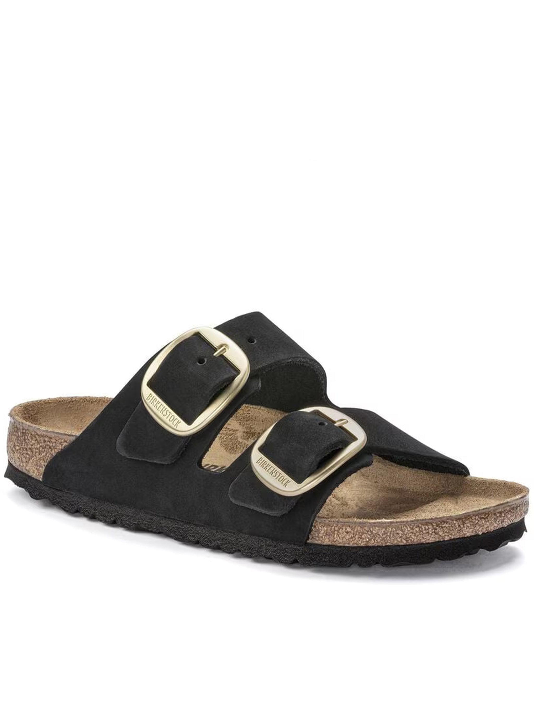 Arizona Big Buckle Nubuck Leather Sandals