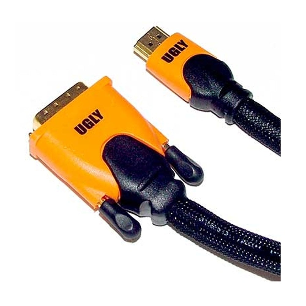 10m Ugly High End HDMI to DVI Cable Lead 24 AWG Shielded OFC Gold Plated