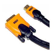 10m Ugly High End HDMI to DVI Cable Lead 24 AWG Shielded OFC Gold Plated