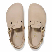 Women's Tokio Nubuck Leather Clog In Sandcastle