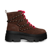 UGG Brisbane Lace Up Burnt Cedar Boots - Women's