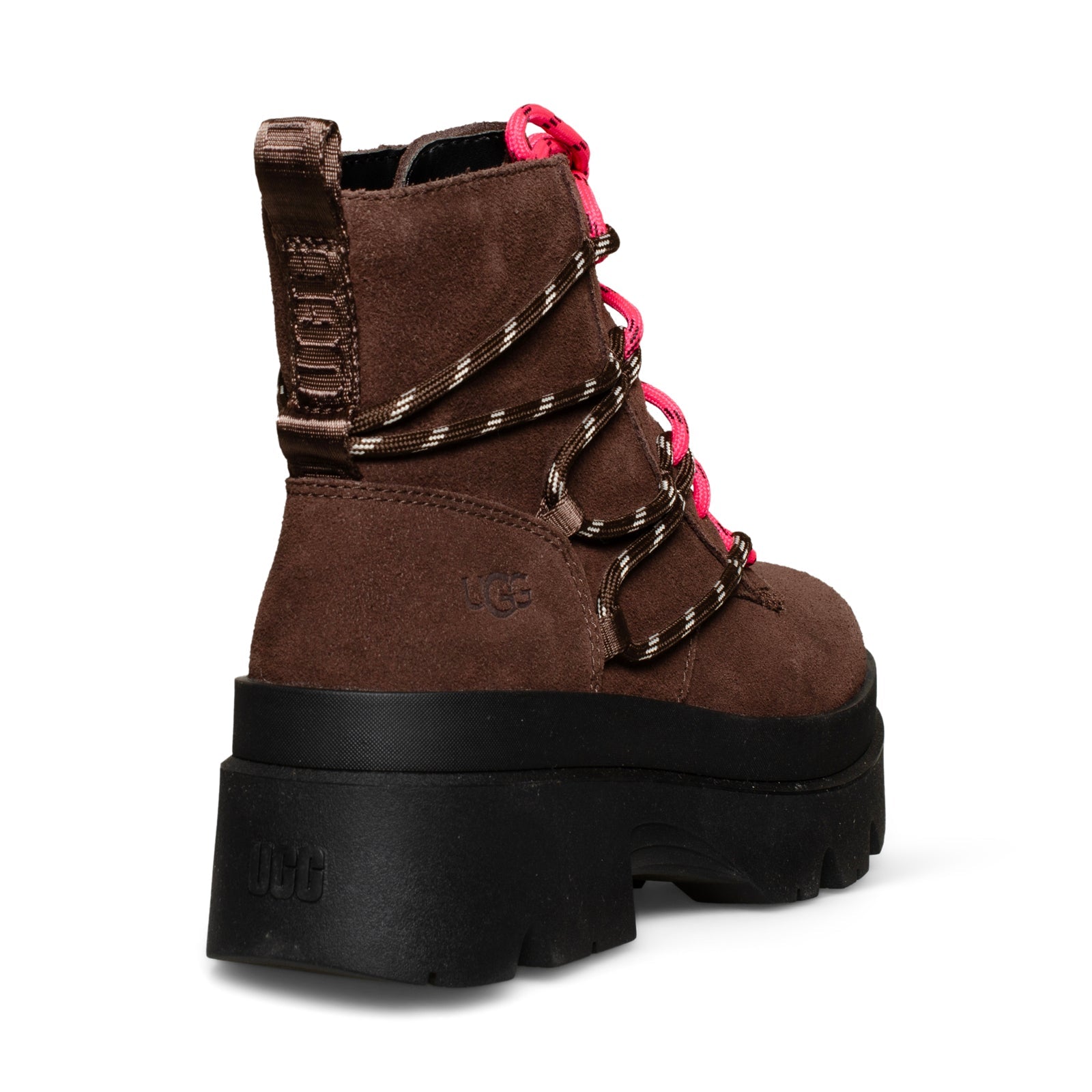 UGG Brisbane Lace Up Burnt Cedar Boots - Women's
