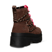 UGG Brisbane Lace Up Burnt Cedar Boots - Women's