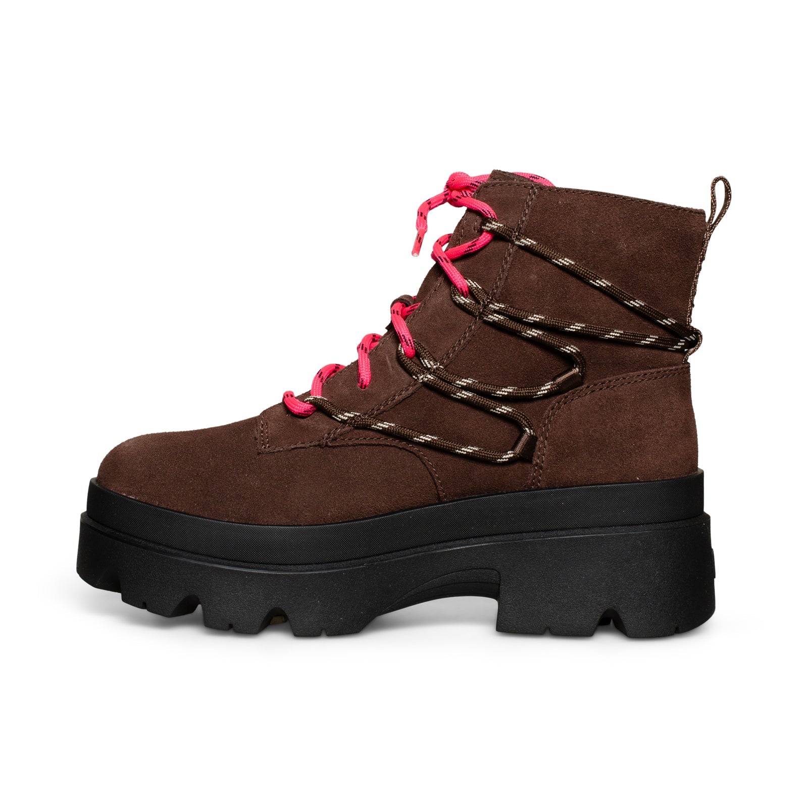 UGG Brisbane Lace Up Burnt Cedar Boots - Women's
