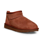 UGG Classic Ultra Mini Red Jasper Boots - Women's