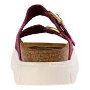 Women's Papillio by Birkenstock Arizona Sandals Berry Platform Slide GAL905