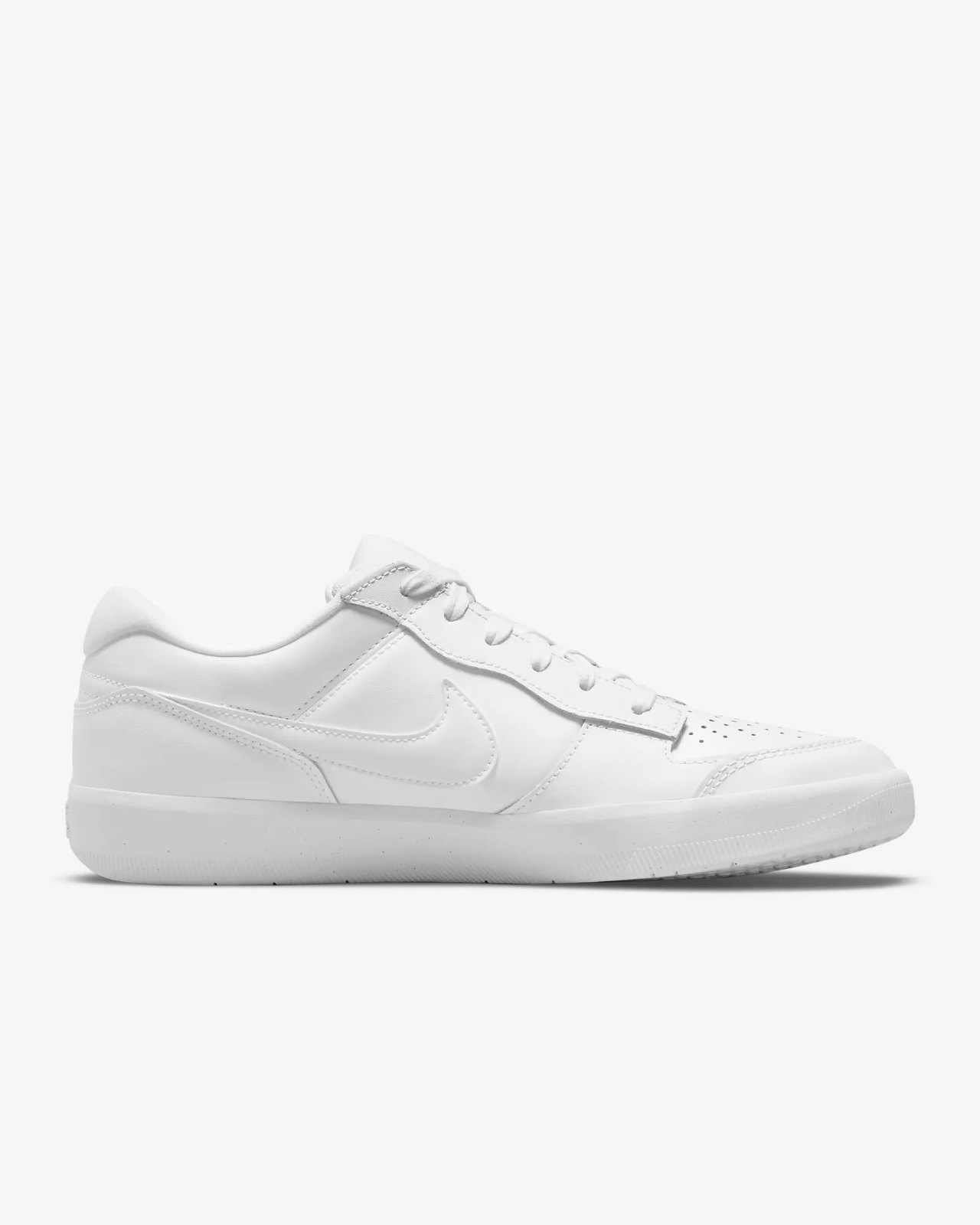 Men's Nike SB Force 58 Premium DH7505-100 Sneaker White Leather Skateboard Shoes