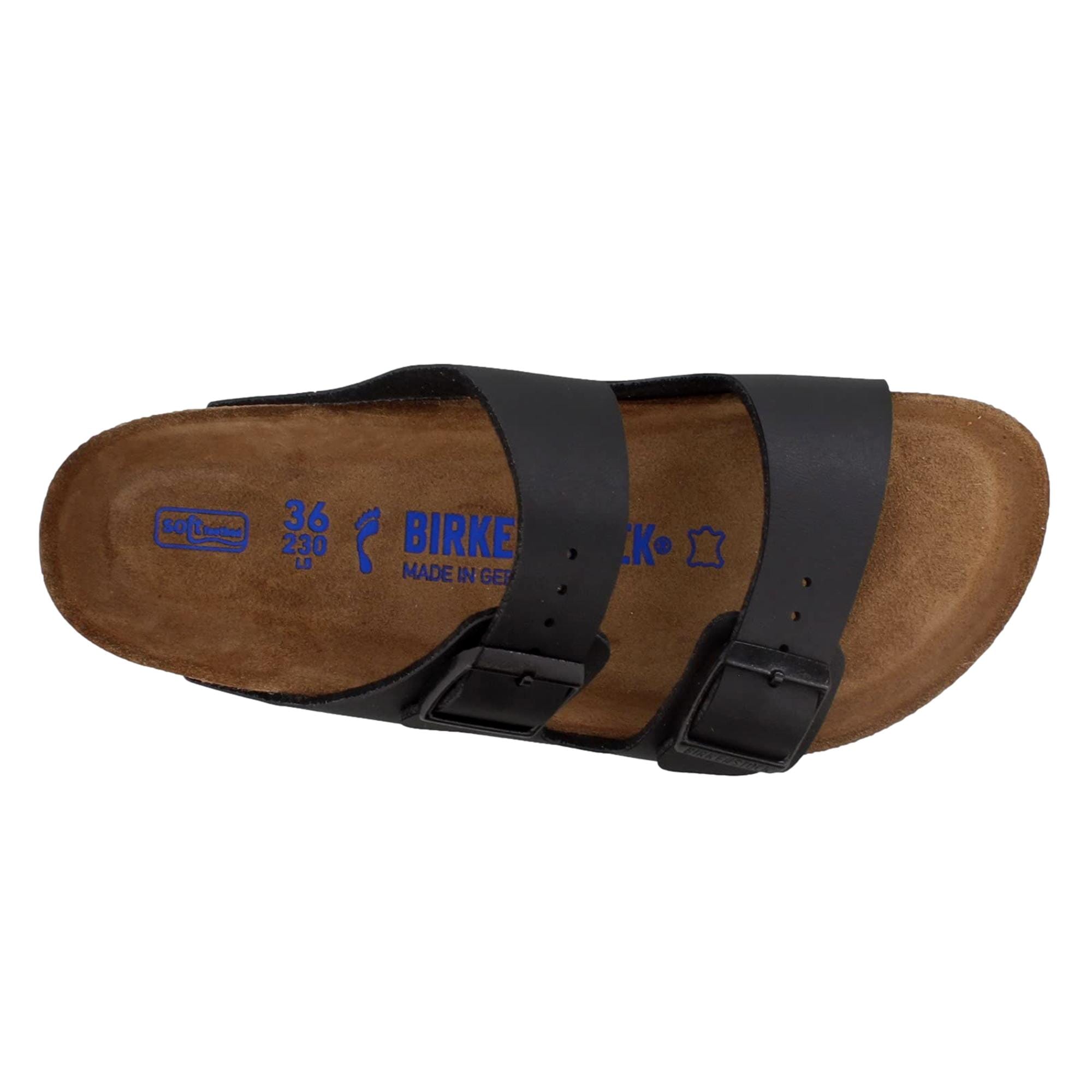 Women's Birkenstock Arizona Black Birko Flora 551253