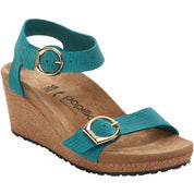 Women Papillo Soley Wedge Sandal In Biscayne Bay