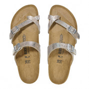 Women's Mayari Sandal In Washed Metallic Silver