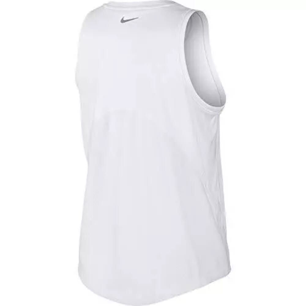 Women's Nike Miler Running Tank White/Reflective Silver AJ8102-100