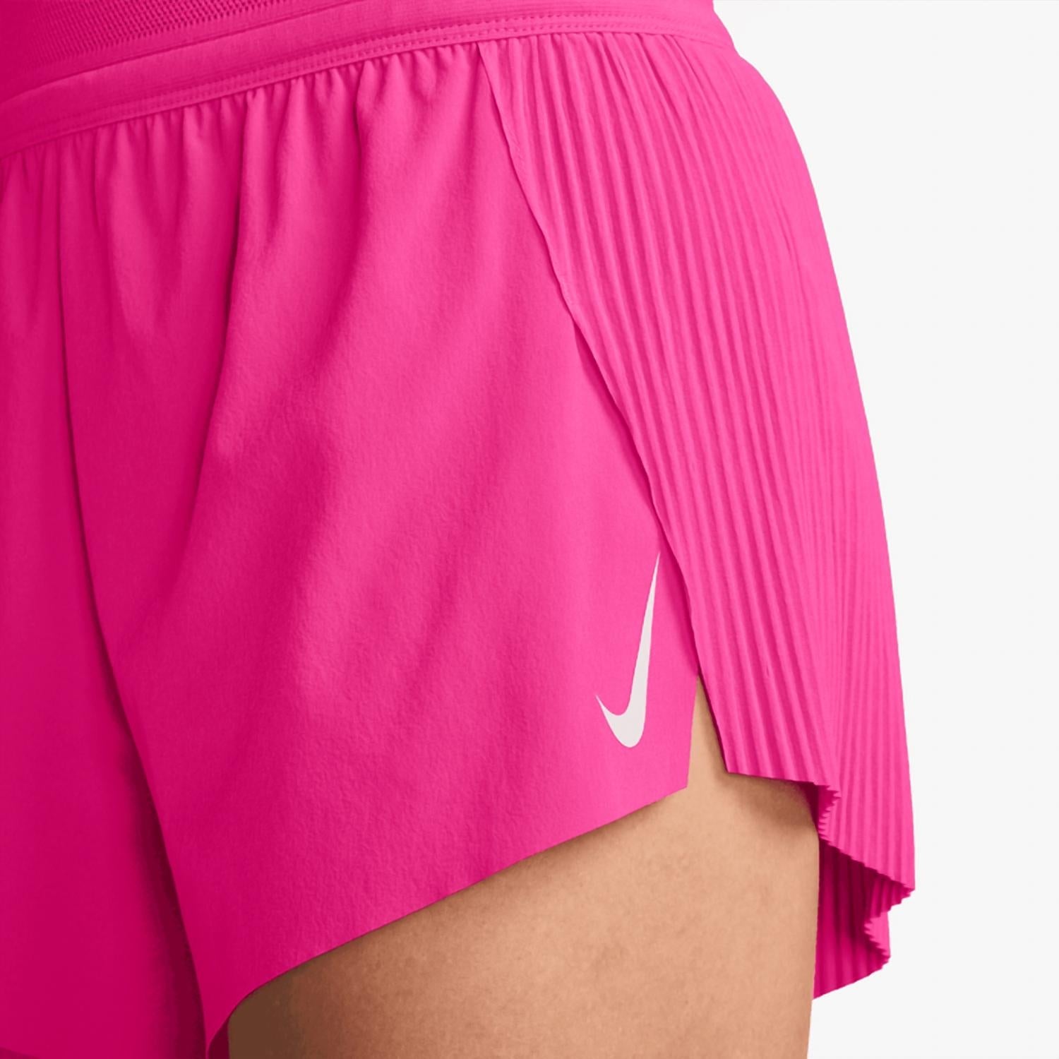 Mid-Rise Brief-Lined Shorts In Hyper Pink/black