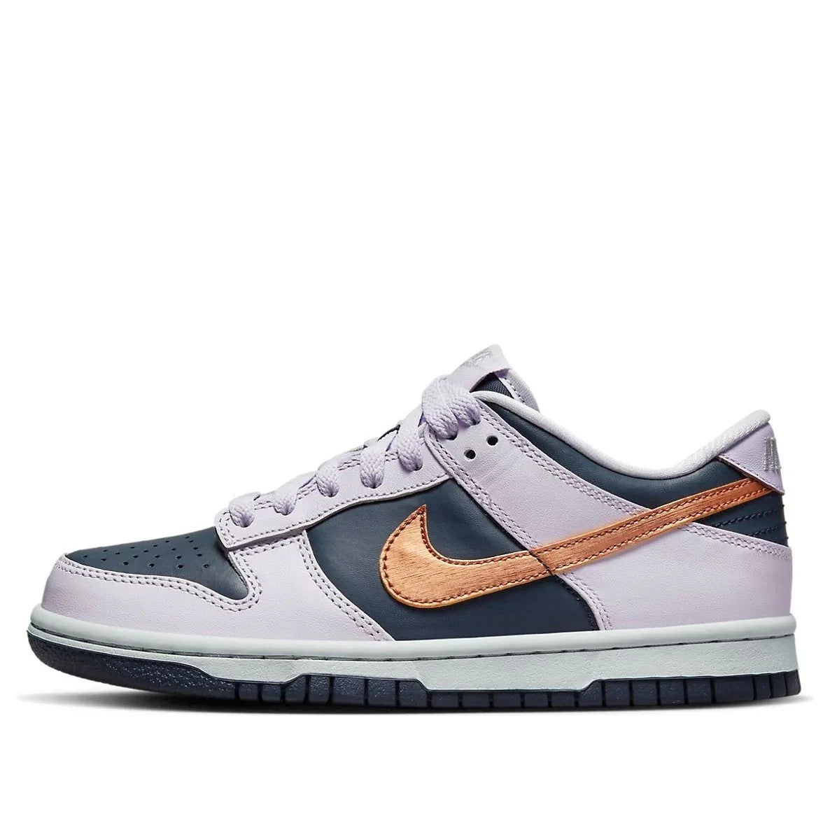 Nike Dunk Low DX1663-400 Sneaker Kids US  Thunder Blue Leather Comfort Shoes