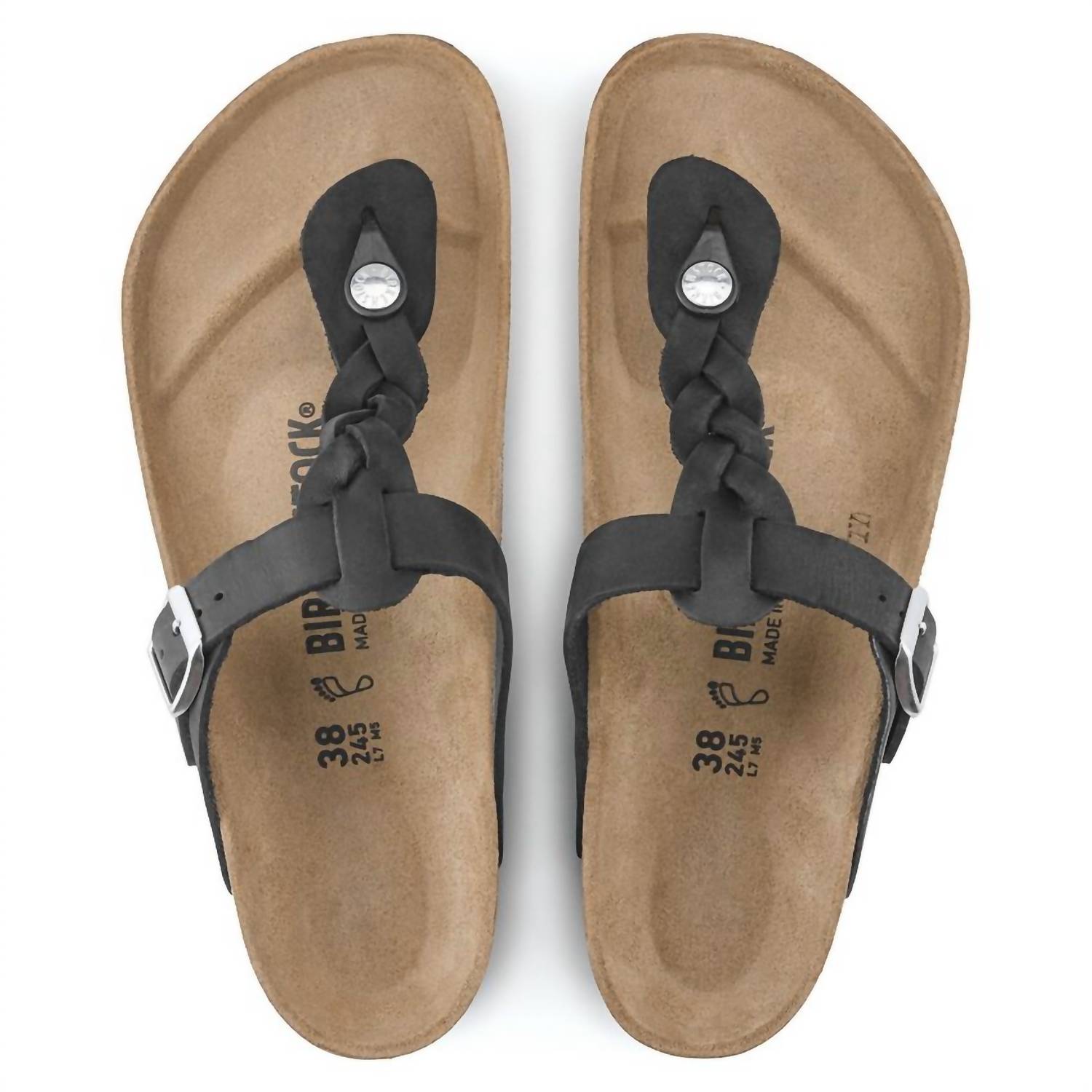 Women's Gizen Braid Sandal In Black