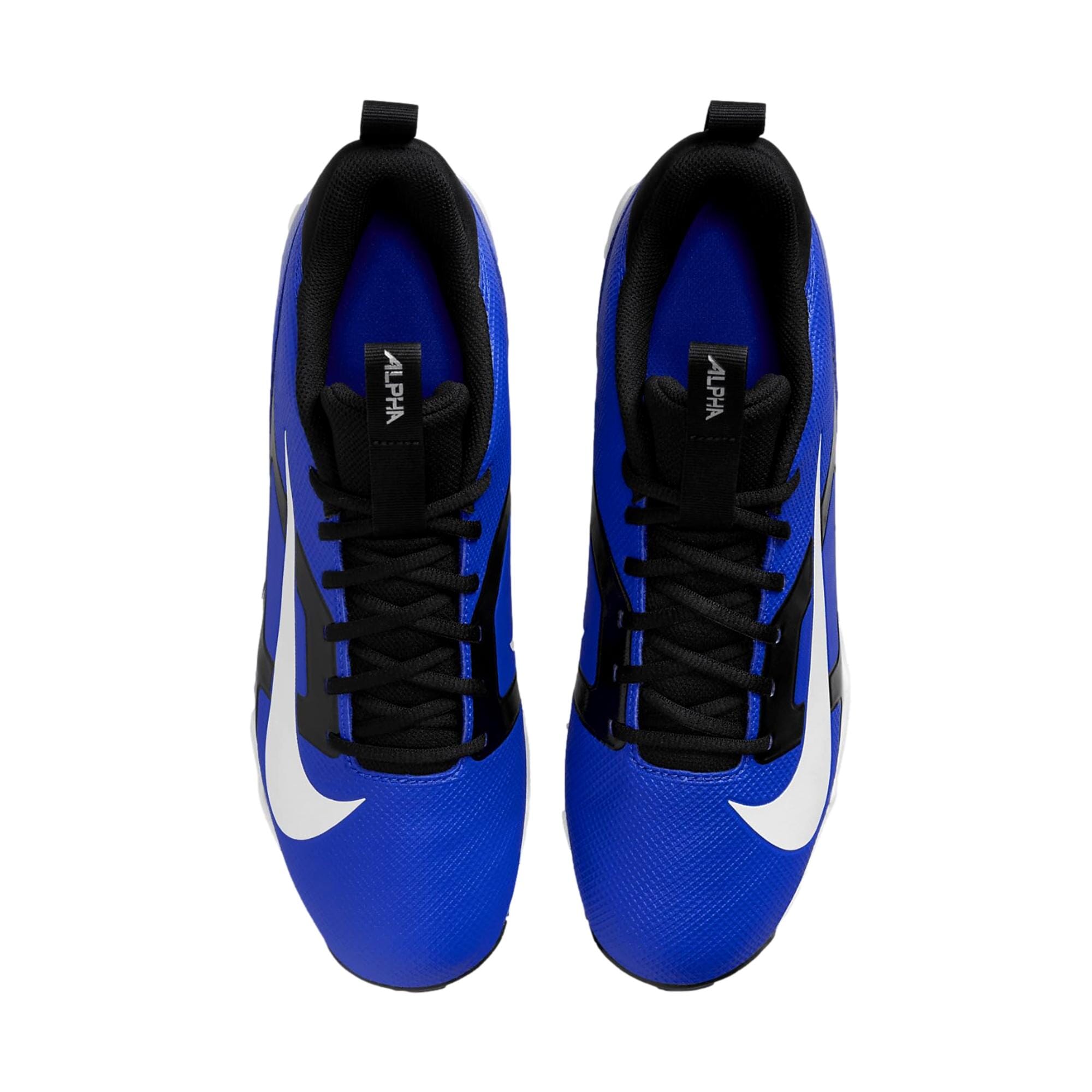 Men's Nike Alpha Menace 4 Shark Hyper Royal / Metallic Silver / Midnight Navy / White FN0028-400