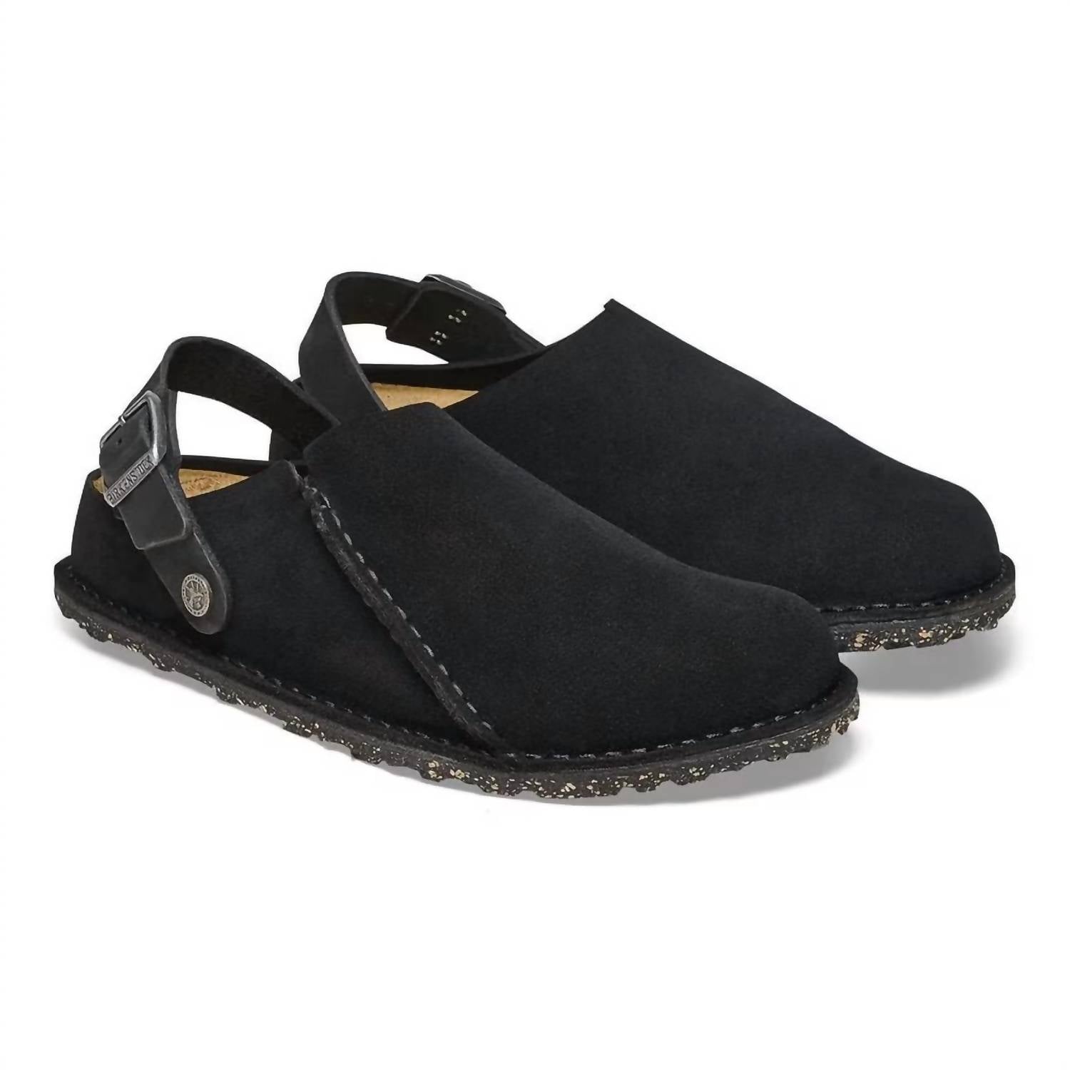Women's Lutry Suede Clog In Black