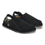 Women's Lutry Suede Clog In Black