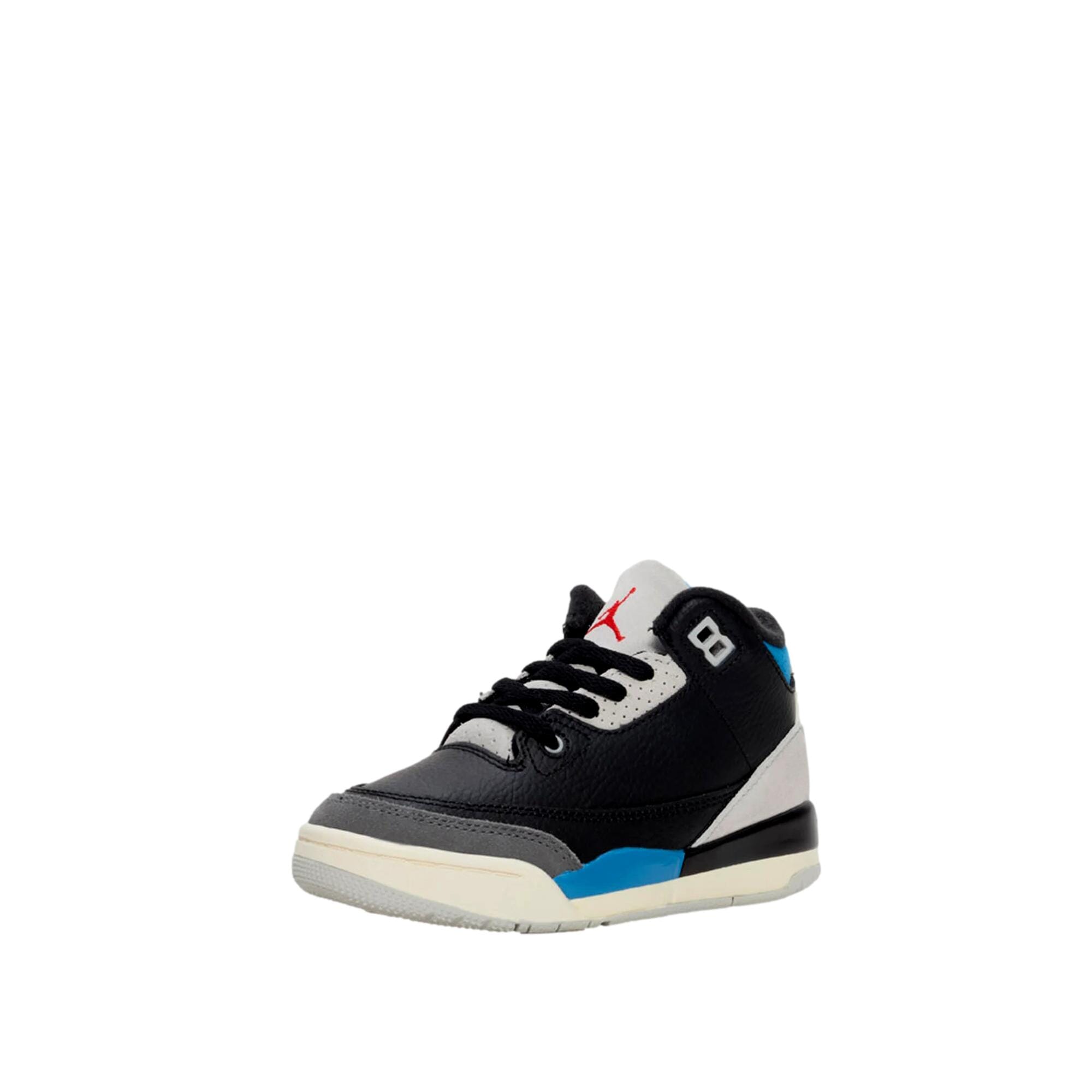 Pre-School Nike Jordan 3 Retro OG Black / Chile Red - Neutral Grey IB8969-004