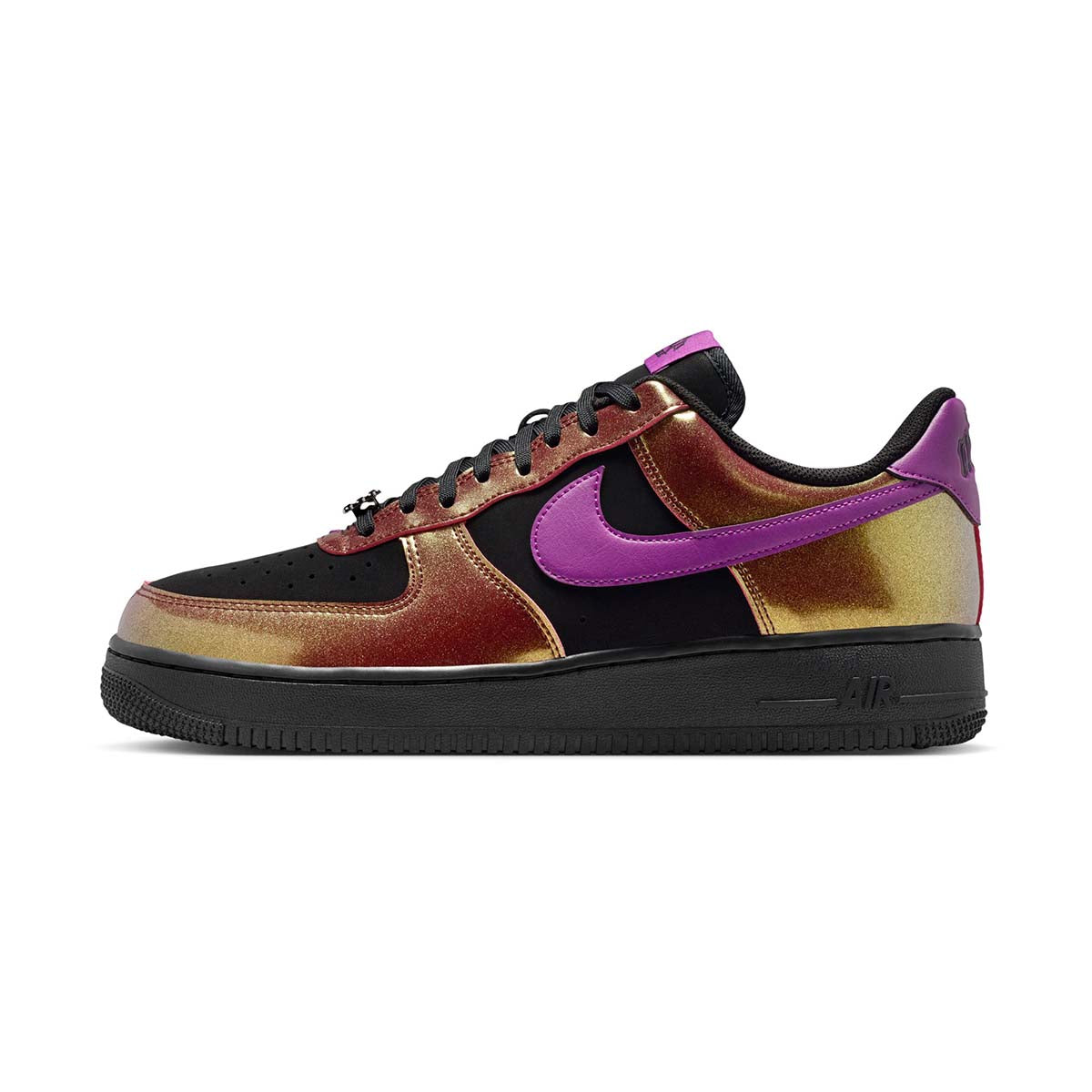 Nike Air Force 1 '07 LV8 'Glam Rock Black Bold Berry' Men's Shoes