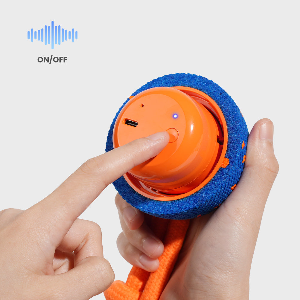 Cheerble Wicked Ball Rolly - Interactive Smart Dog Toy - Royal Blue