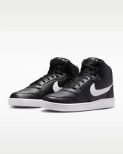 Nike Ebernon Mid AQ1773-002 Sneakers Men's Black White Lifestyle Shoes SHOP390