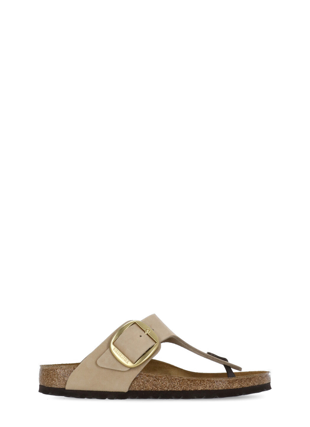 Beige Gizeh Big Buckle Sandals