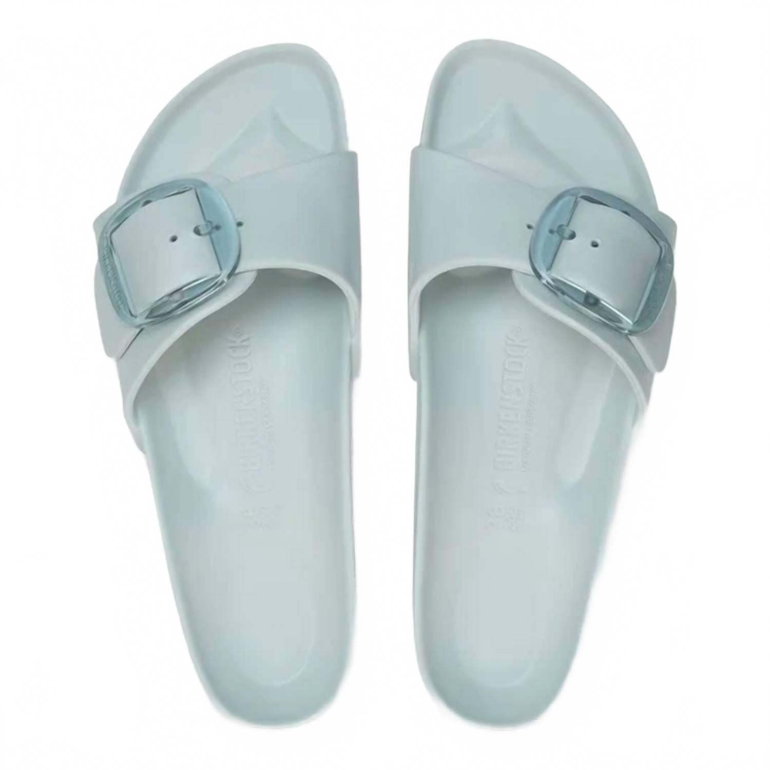 Women's Madrid Big Buckle Eva Sandals In Surf Green