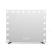 80x65cm Embellir Makeup Mirror Hollywood Vanity with LED Light Silver Legs