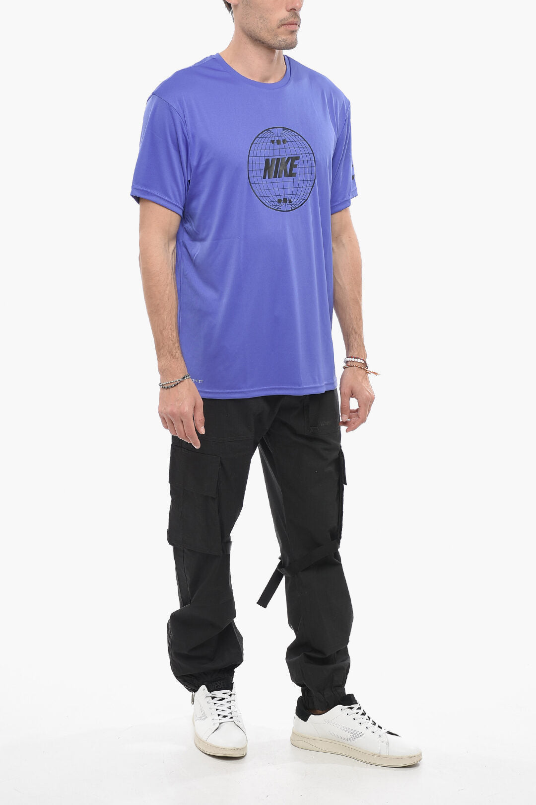 SWIM Crewneck Dri-Fit T-Shirt with Printed Logo