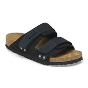 Women's Uji Nubuck Suede Leather Sandals In Black