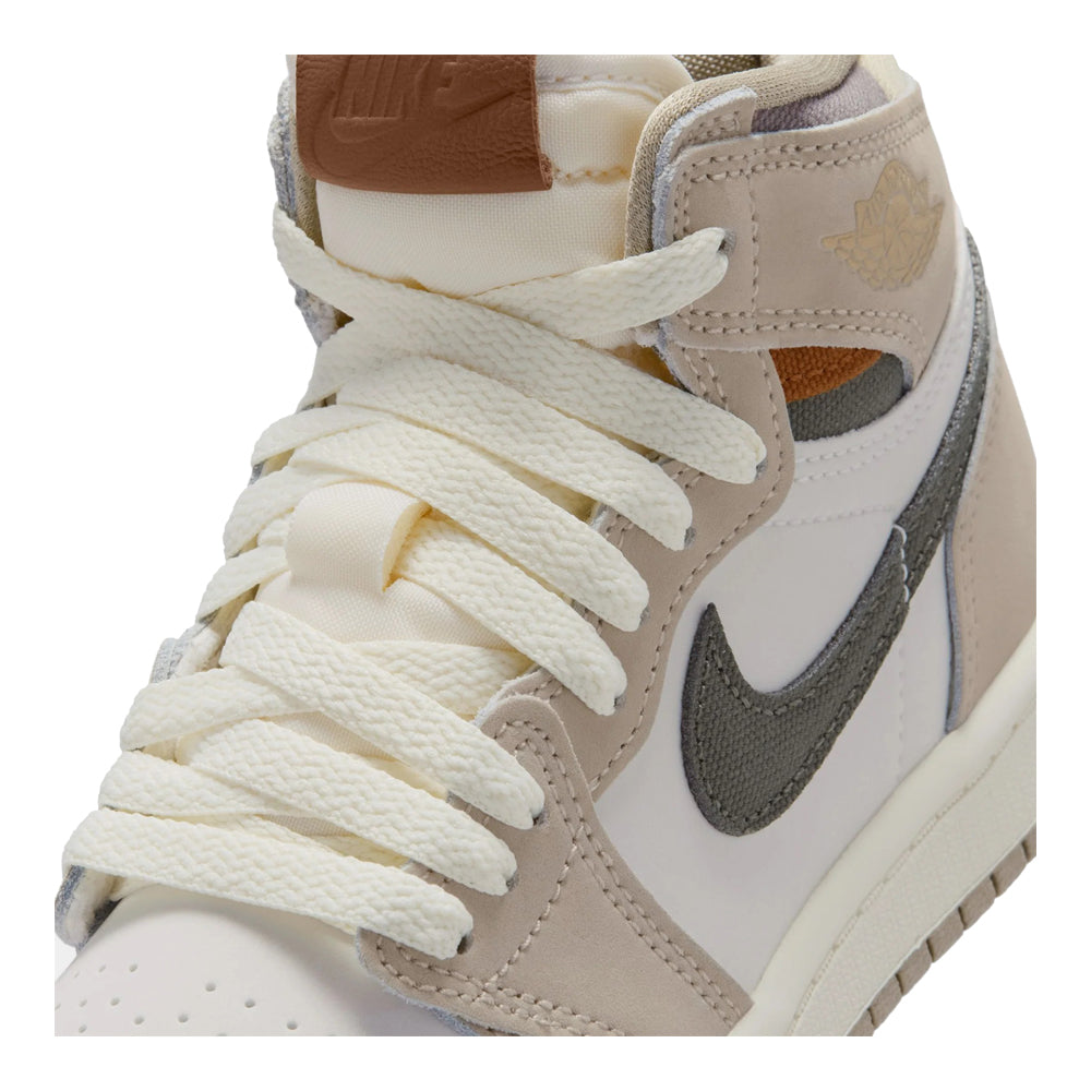 Air Jordan 1 Retro High OG - Khaki - Little Kids' Sneakers
