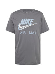 Men's Nike Sportswear Air Max T-Shirt Iron Gray Graphic Athletic Fit FTS995