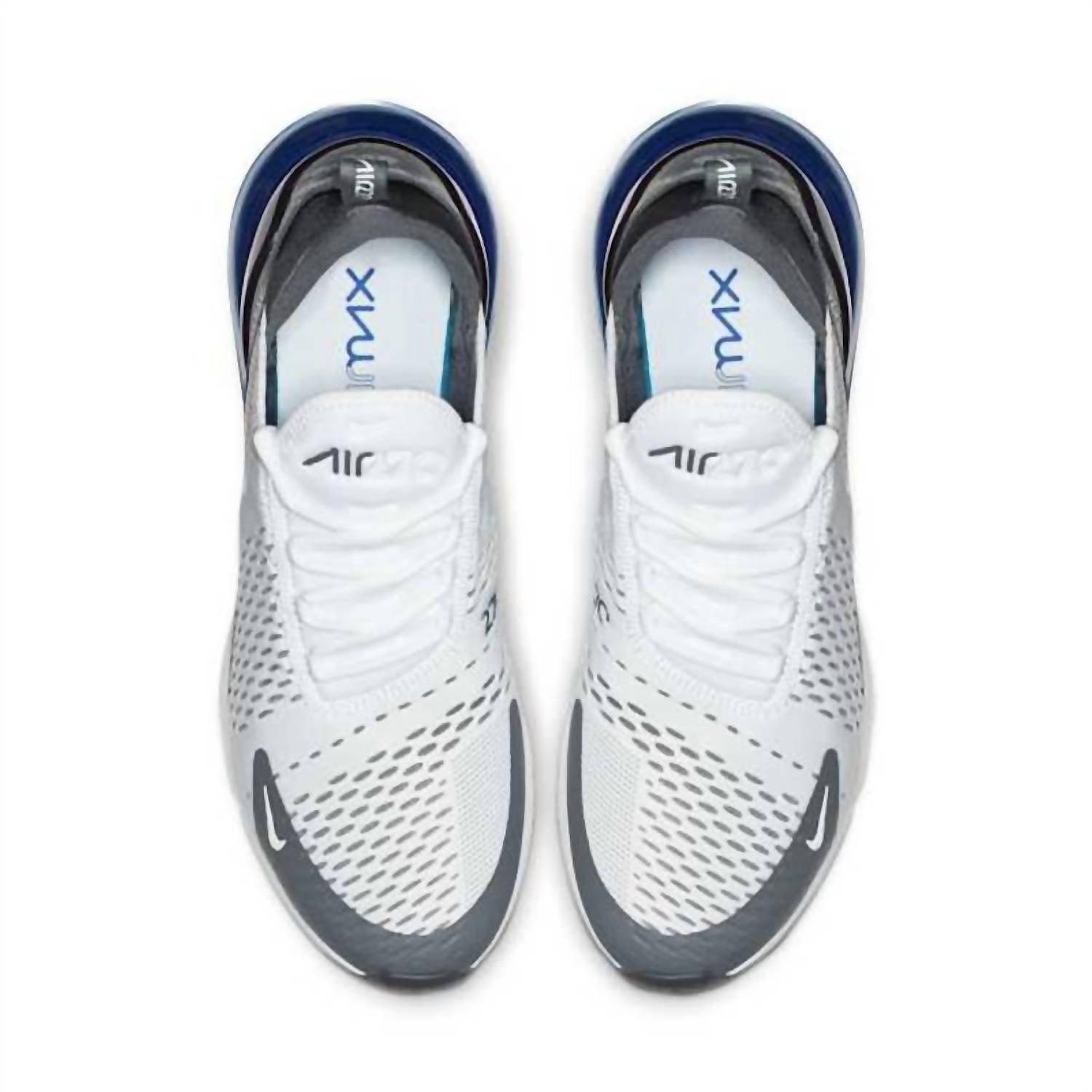 Men's Air Max 270 Sneakers In White/white Persian Violet