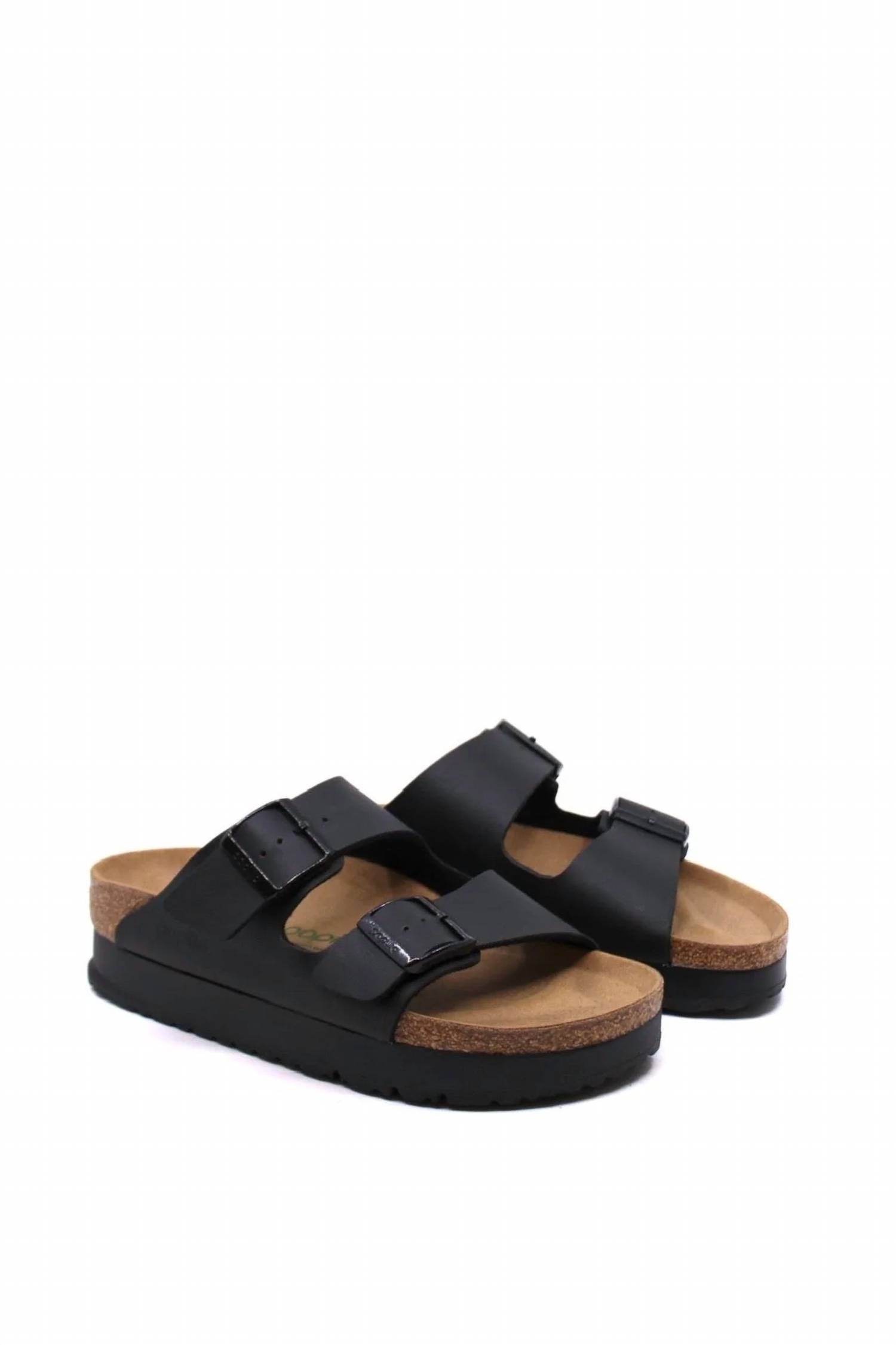 Unisex - Arizona Platform Sandal In Black